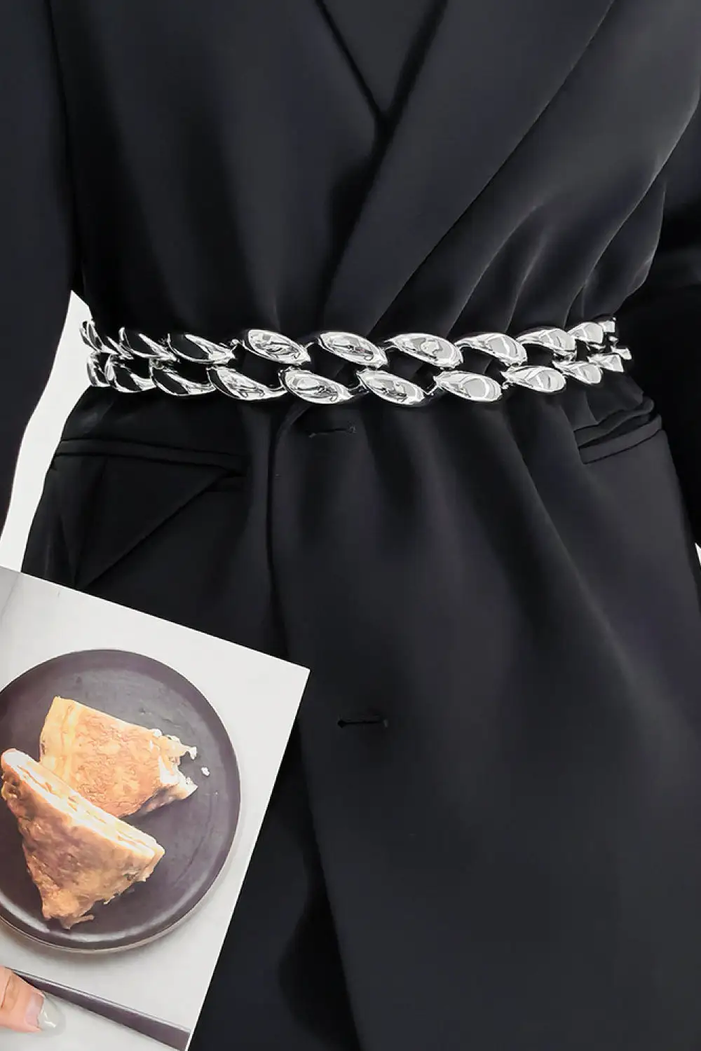Linked Acrylic Waist Belt