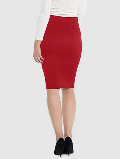 High-Waist Wrap Skirt