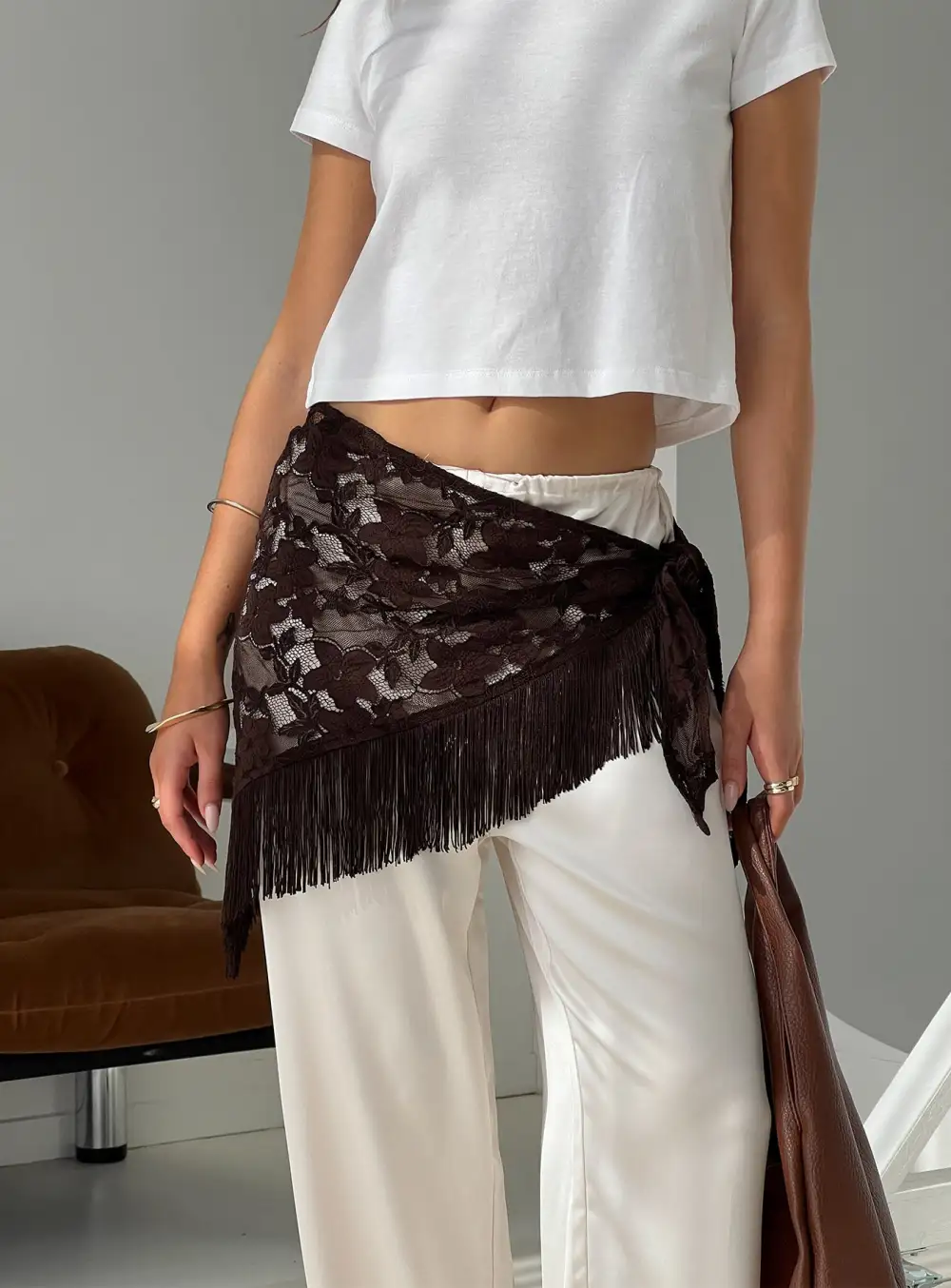 Chic Detail Tassel Belt