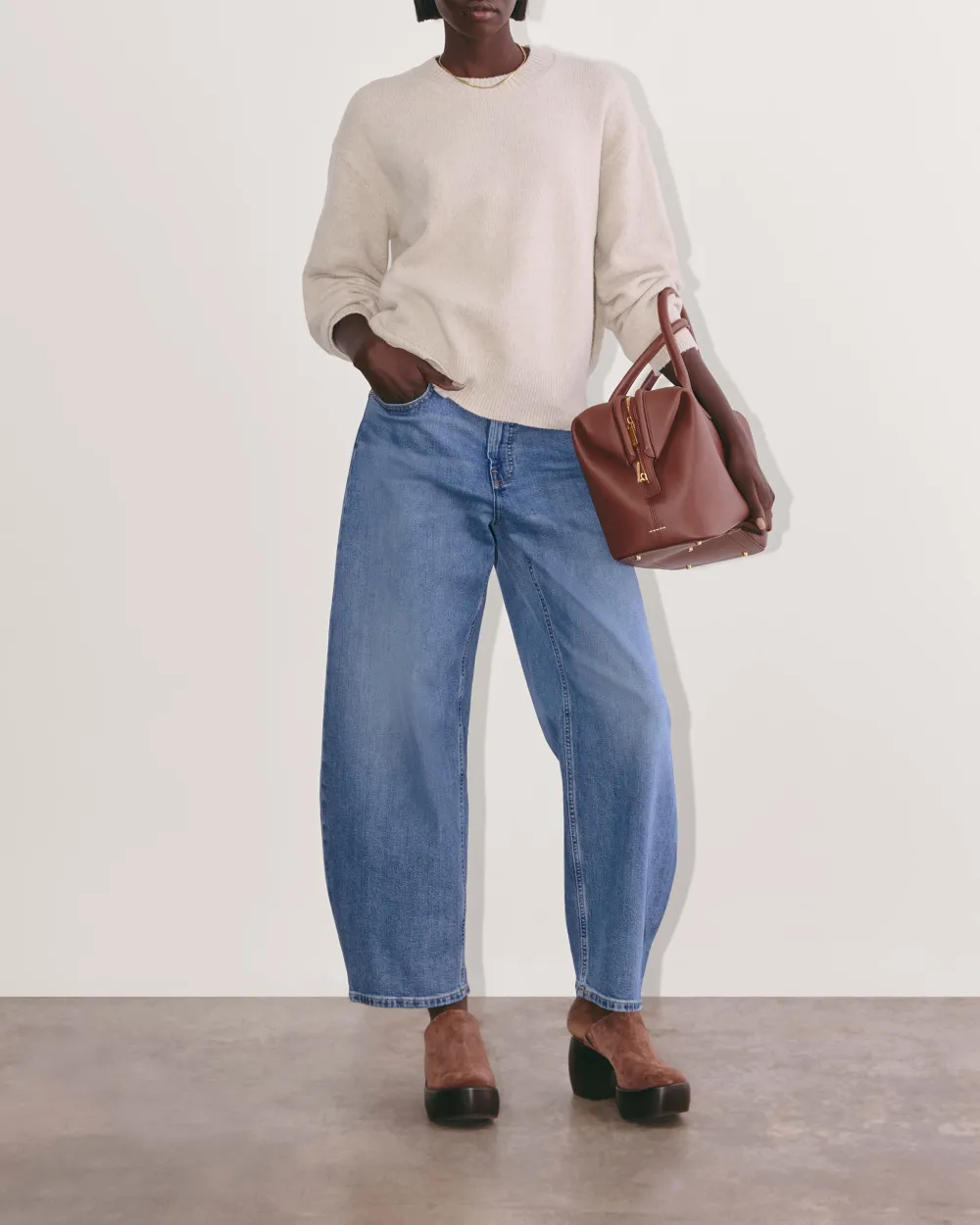 Casual Crew Plush Cotton Sweater