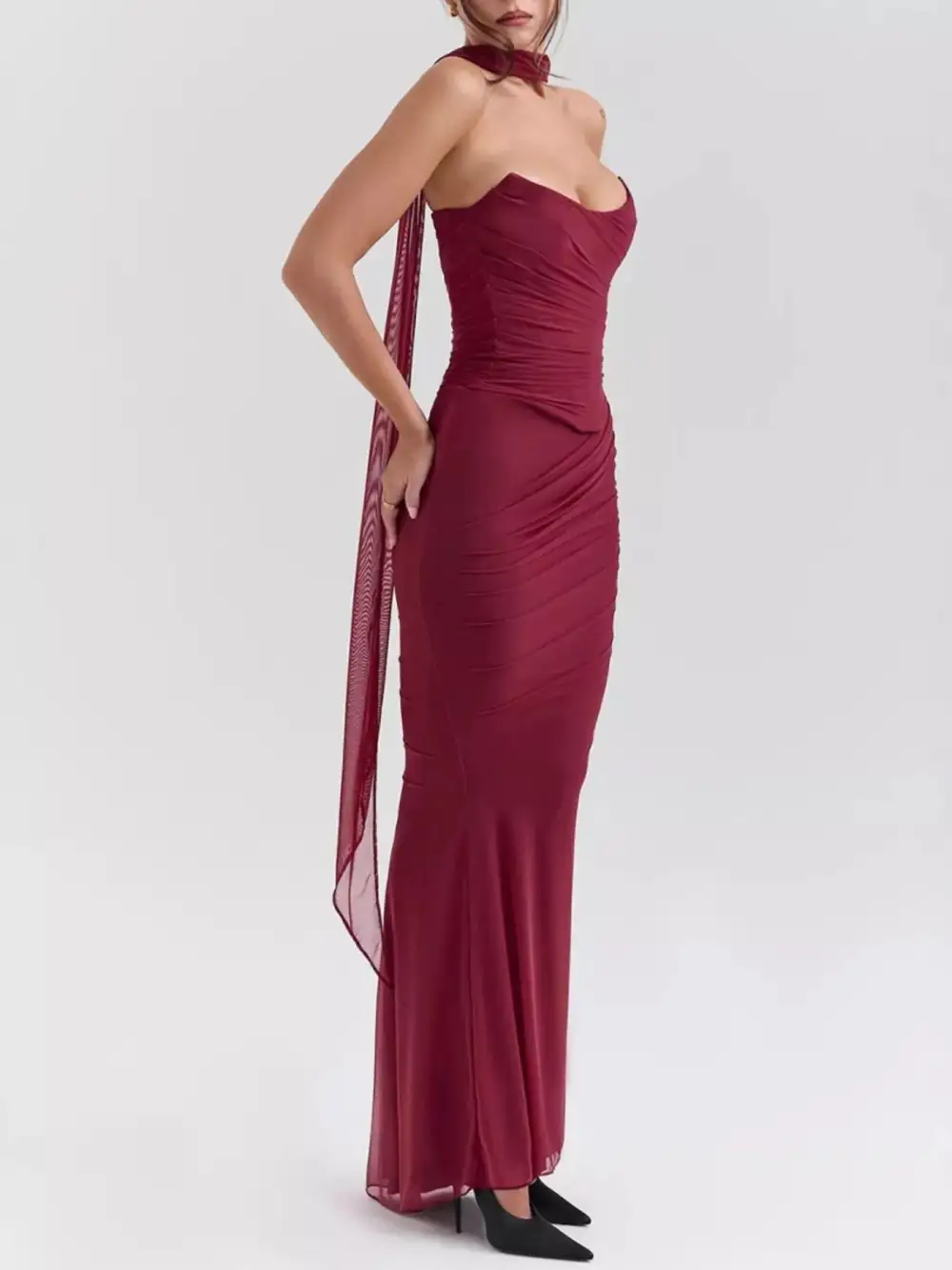 Ruched Tube Coordinated Set