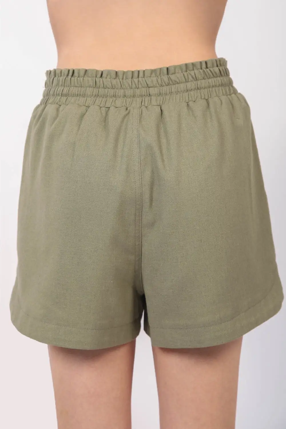 Weekend Elastic Waist Drawstring Waist Shorts