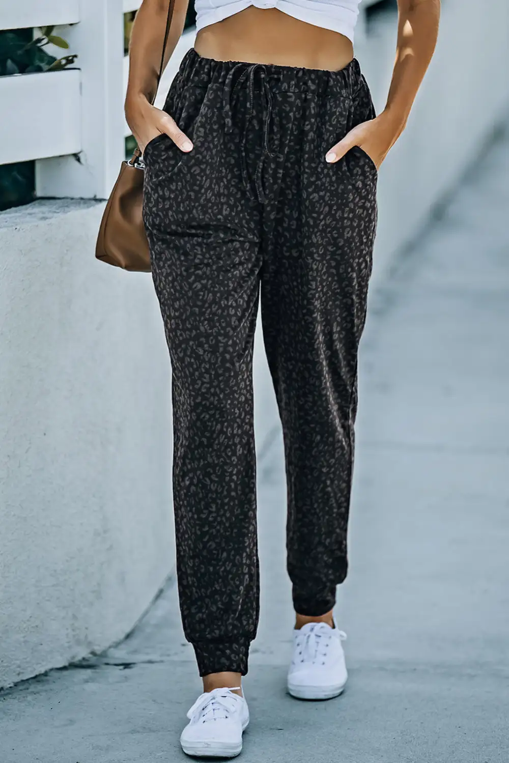 Pocket Printed Jogger Pants