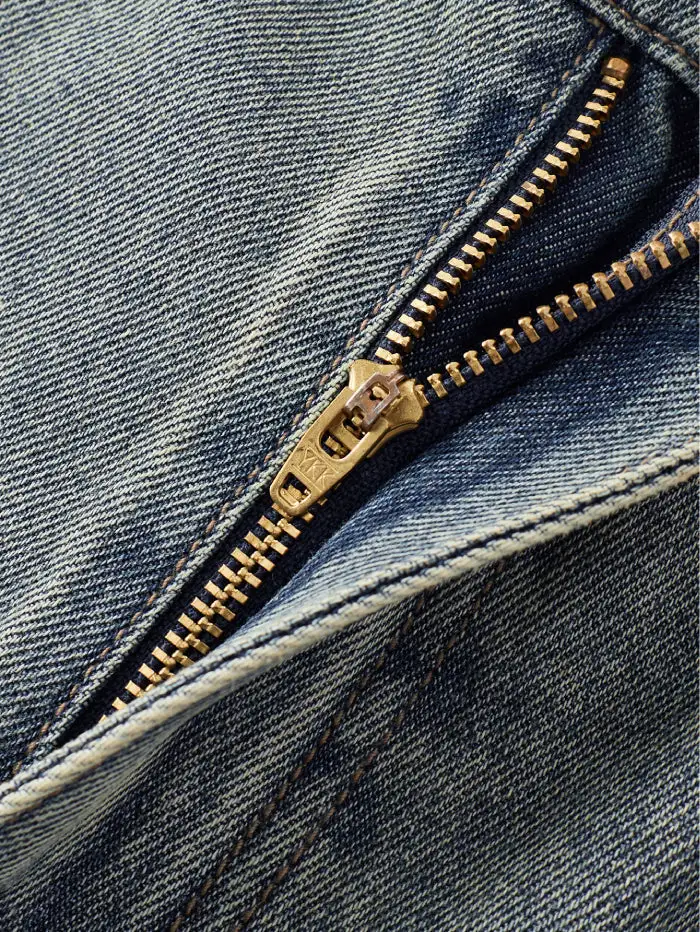 Men's Denim Cargo Denim Shorts