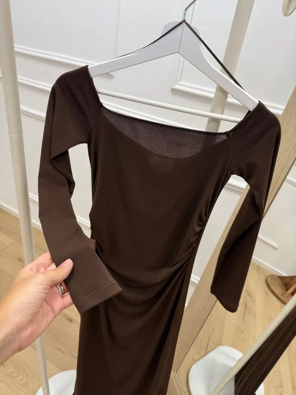 Seaside Maxi Ruched Jersey Dress