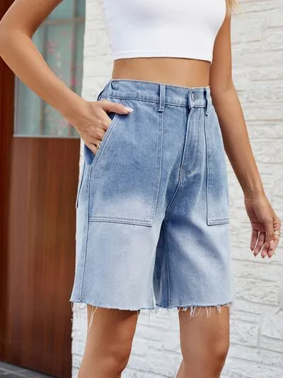 Clean Front Clean Pocket Detail Shorts