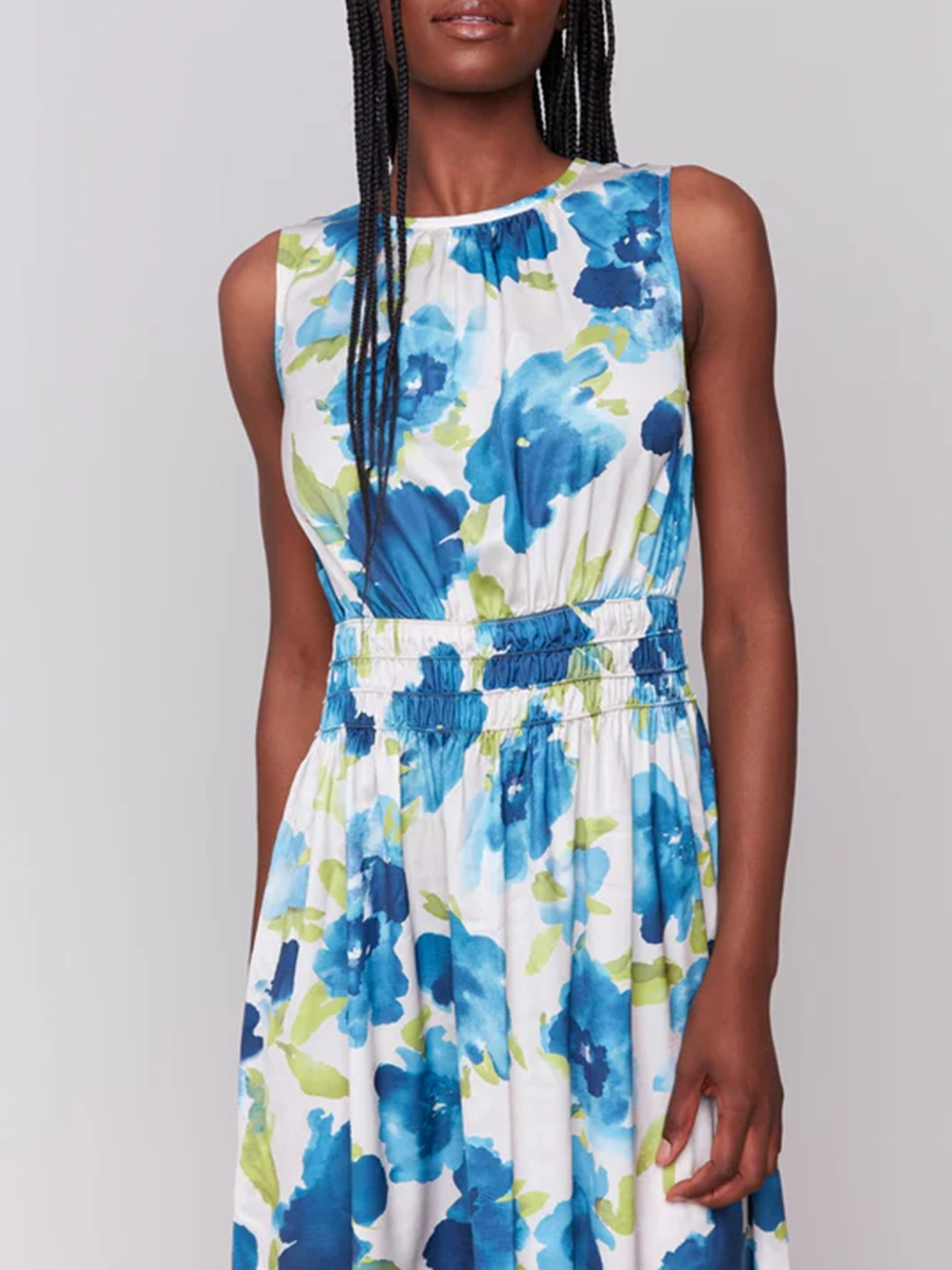 Elegant Satin Dress With Slim Waist