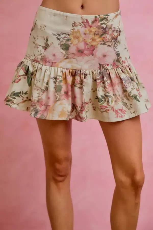 Everyday Floral So Mini Skirt
