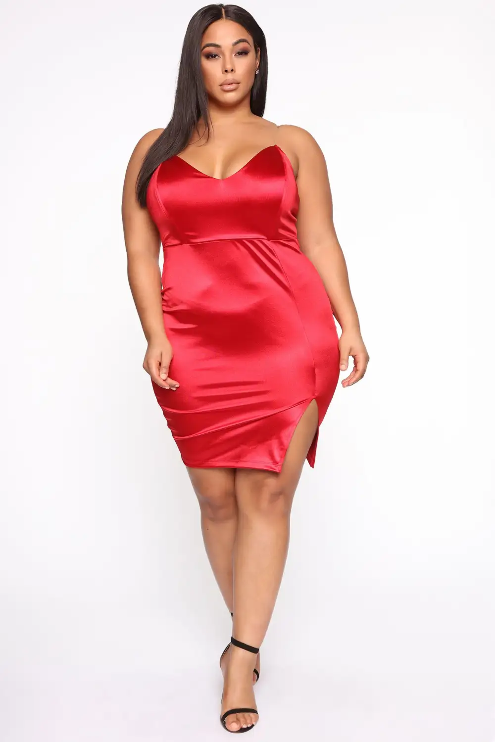 Don't Doubt Me Midi Dress - Red