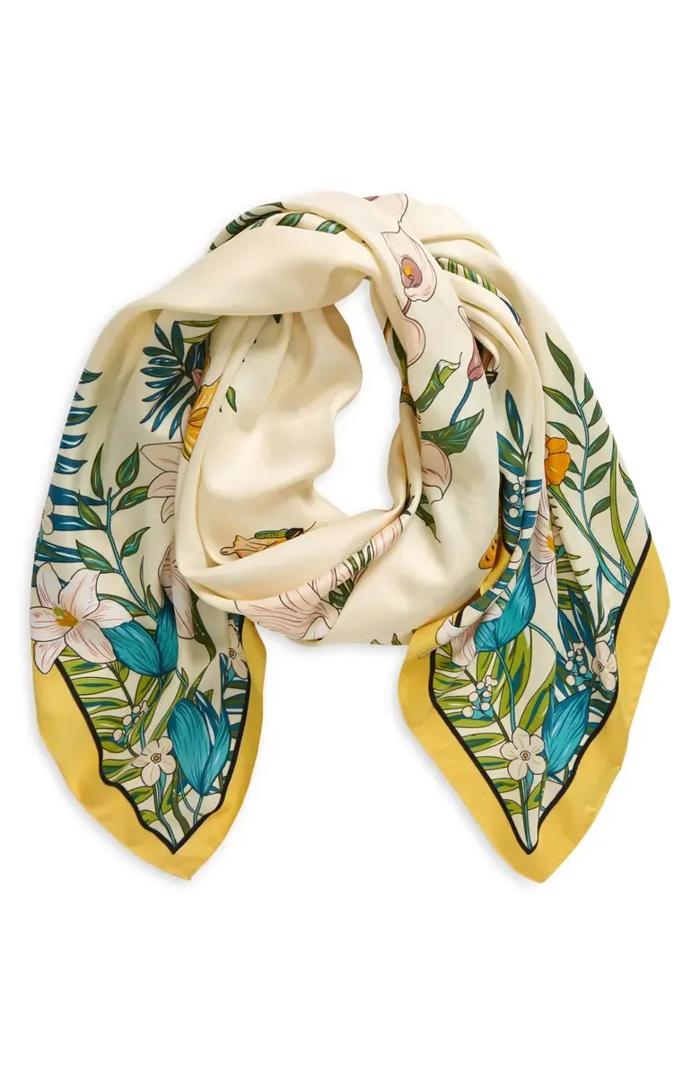 Butterfly Floral Scarf