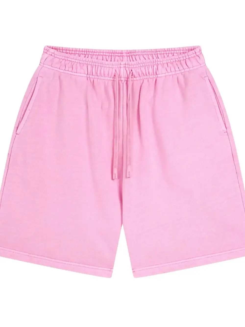 Drawstring Cotton Blend Easy Waist Casual Shorts