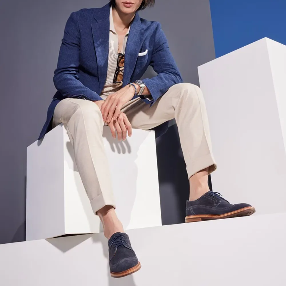 Leather Lined Interior Derby Dress Shoe
