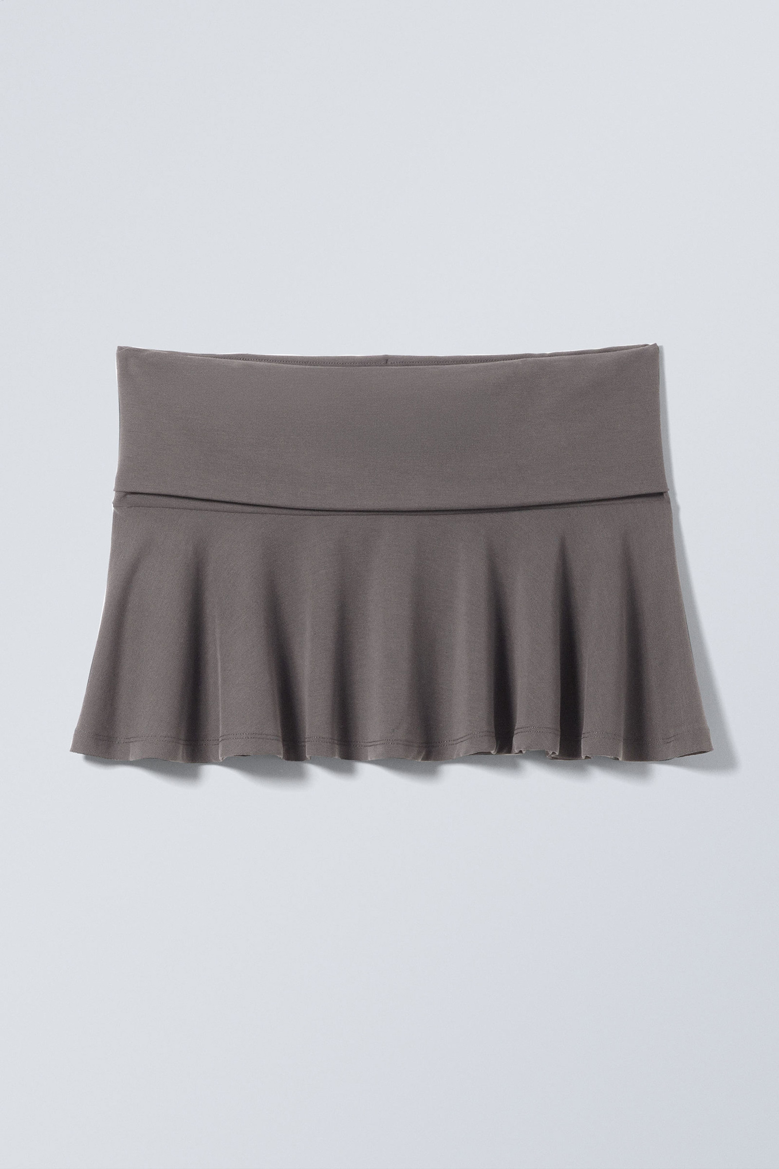 Ruched Low Rise Skirt