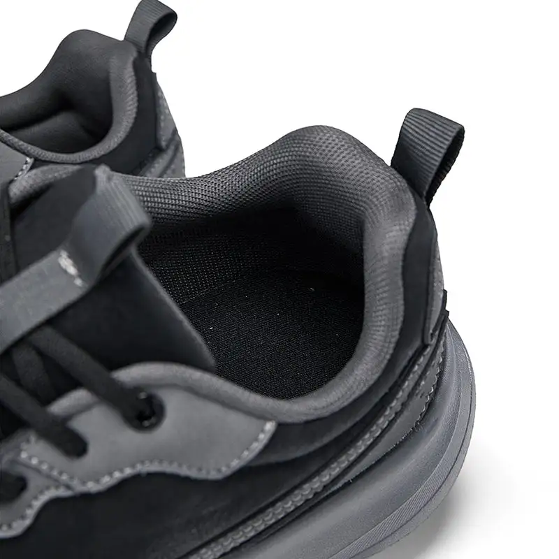 Men's Genuine Leather Walking Shoes - Lace-Up, Maximum Support, Wide Toe Box with Arch Support