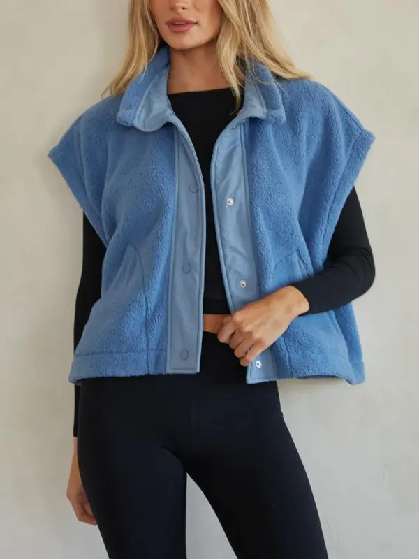 Oversized Fleece Vest