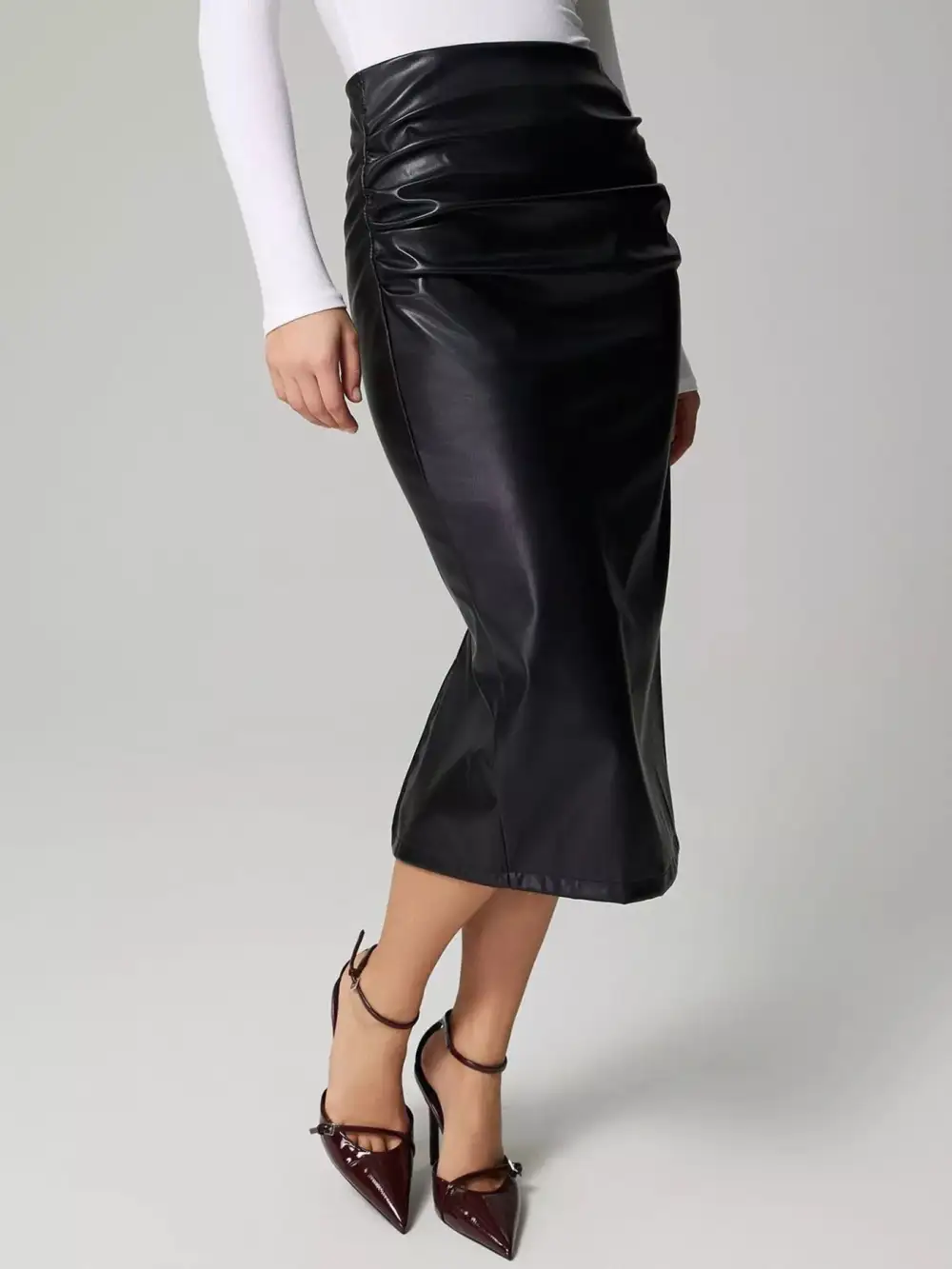 Side Slit Slit Skirt