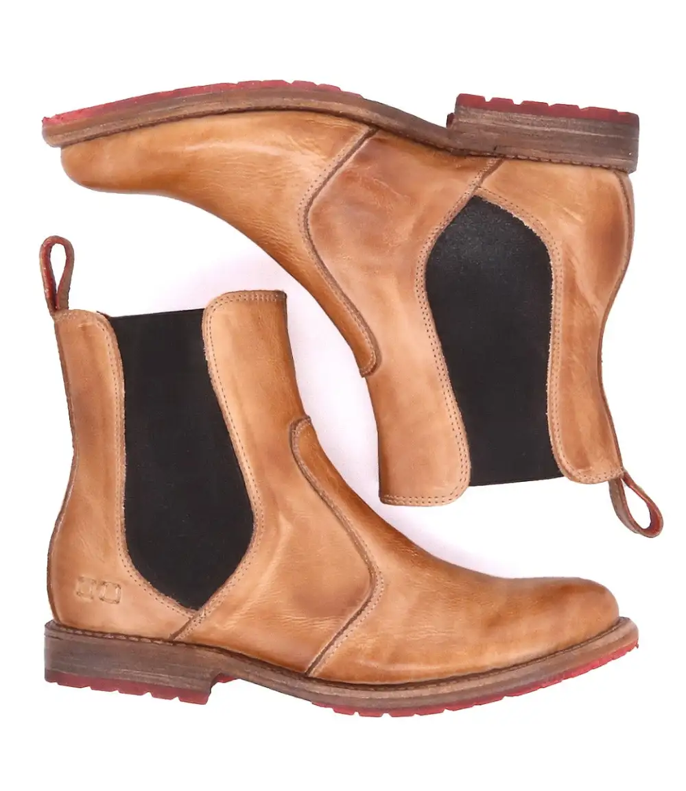 Slip-On Distressed Chelsea Boots