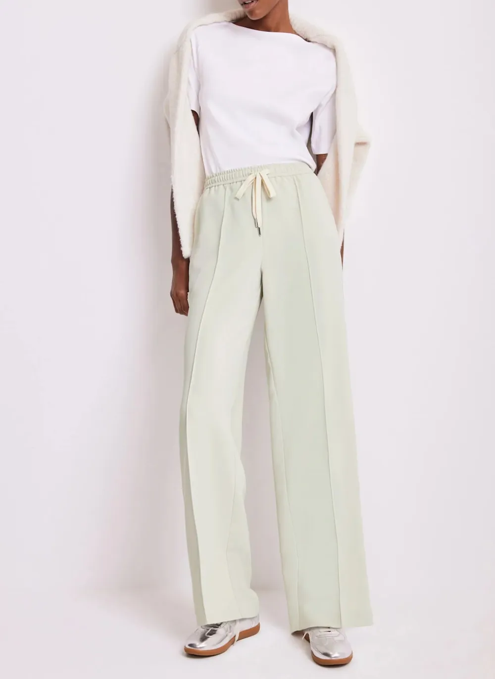 Casual Style Stripe Trousers