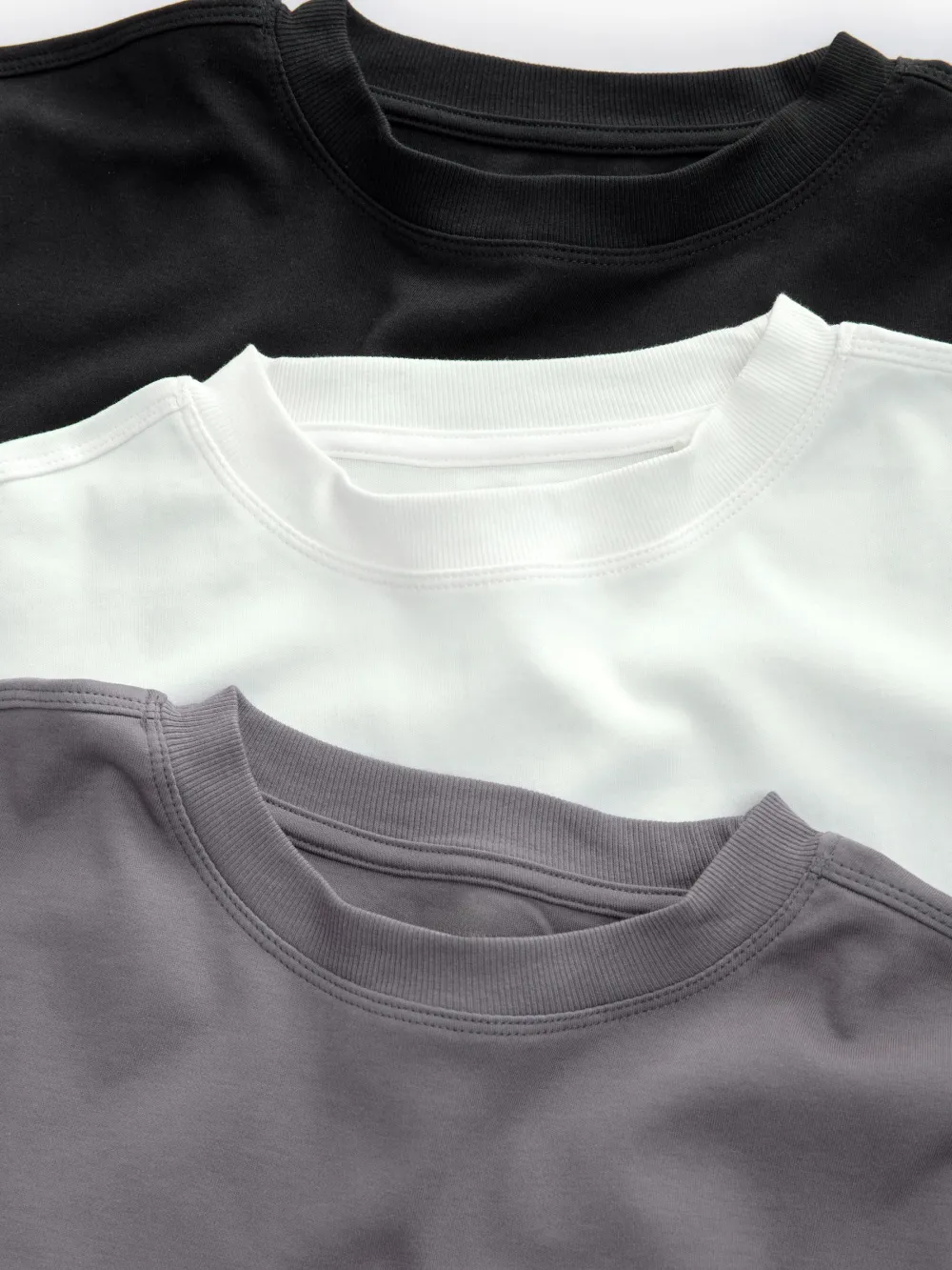 3-Piece Set Of Oversized Pure Cotton T-Shirts