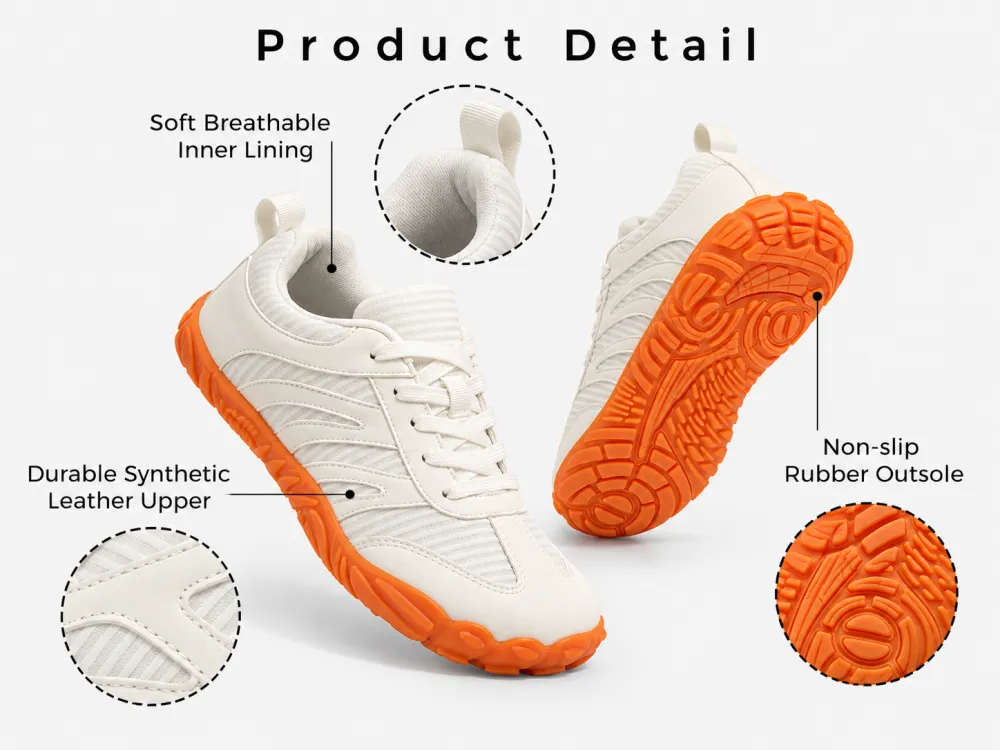 Men's Mesh Wide Toe Wide Foot Outdoor Athletic Big Size Shoes