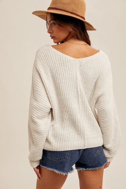 Colleto Metallic Knit Sweater