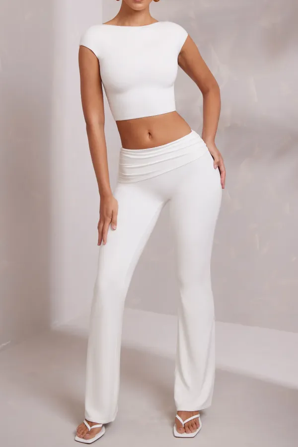 Women's Soft Modal Slim Straight Trousers
